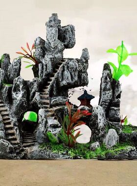 Large ornaments rockery decoration Aquarium Artificial