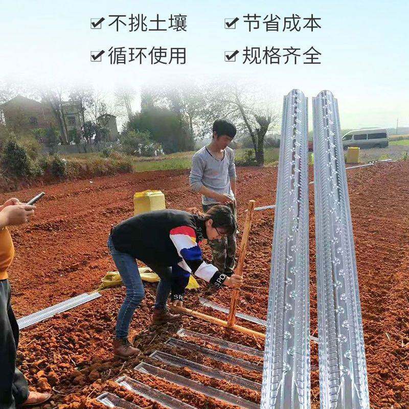 极速厂家直销淮山槽山药种植槽淮山浅生槽定向槽塑料U型槽塑胶条