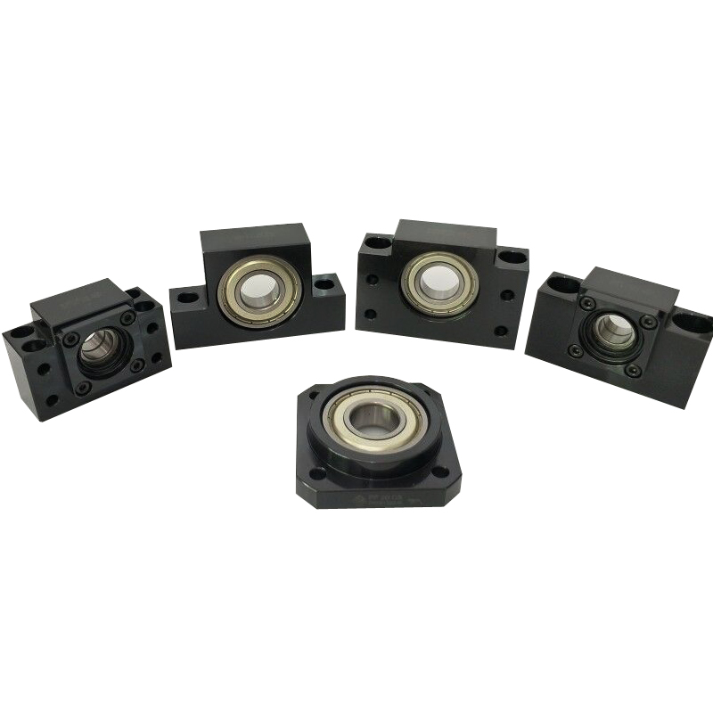 A滚珠丝B支撑座L形丝杠轴承支撑座组件FF25 圆E杆11-2T5  LKFF25