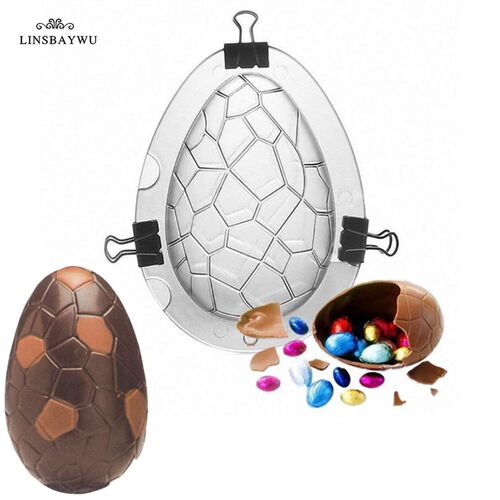 好货3D Easter Egg Chocolate Mold Surprise Chocolate Egg Make
