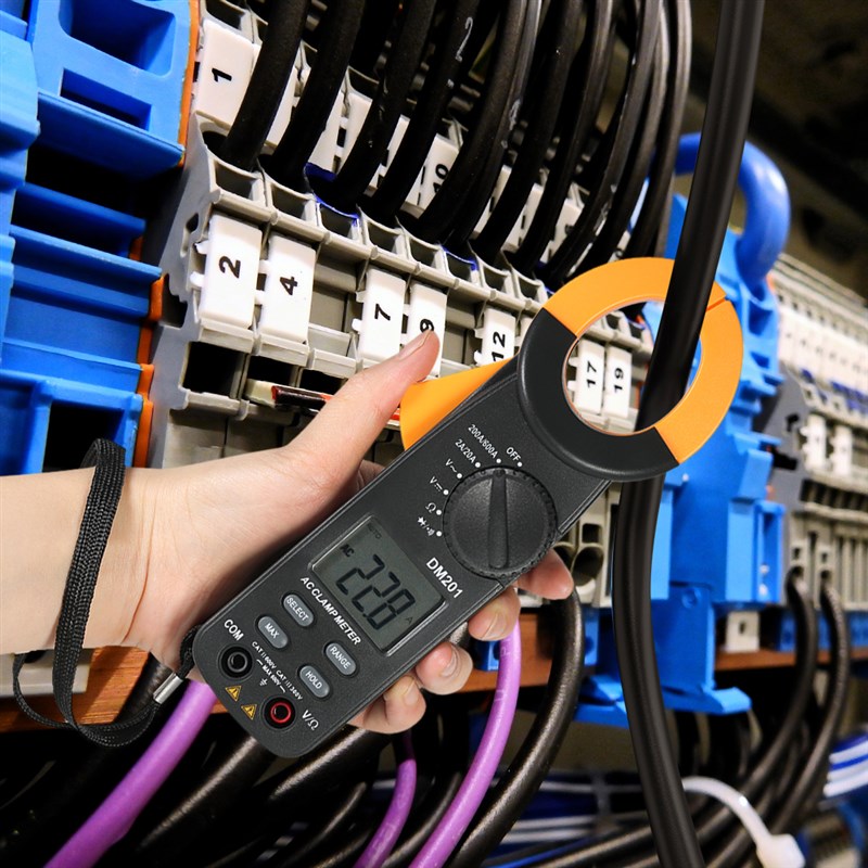 极速Digital Clamp Meter AC/DC Voltage AC Current meter voltm