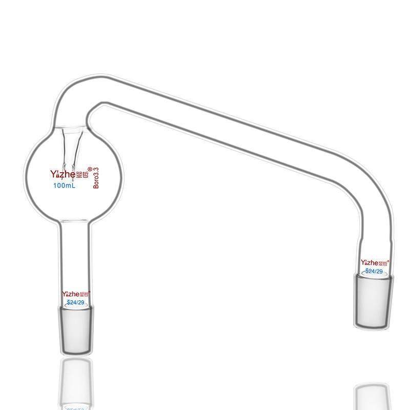 玻璃氨氮蒸馏装置凯氏定氮蒸馏器磨口定氮球冷凝管玻璃仪器