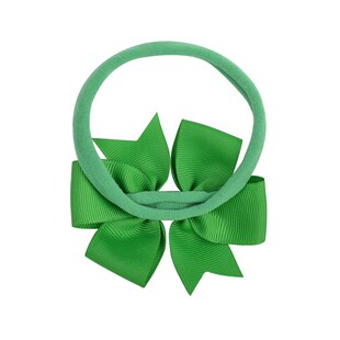 极速.8Pcs/set Nylon Cute Baby Headband Elastic Hair Band For