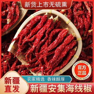 正宗新疆辣皮子四平头安集海线椒拌面干辣椒大盘鸡拌面官方旗舰店