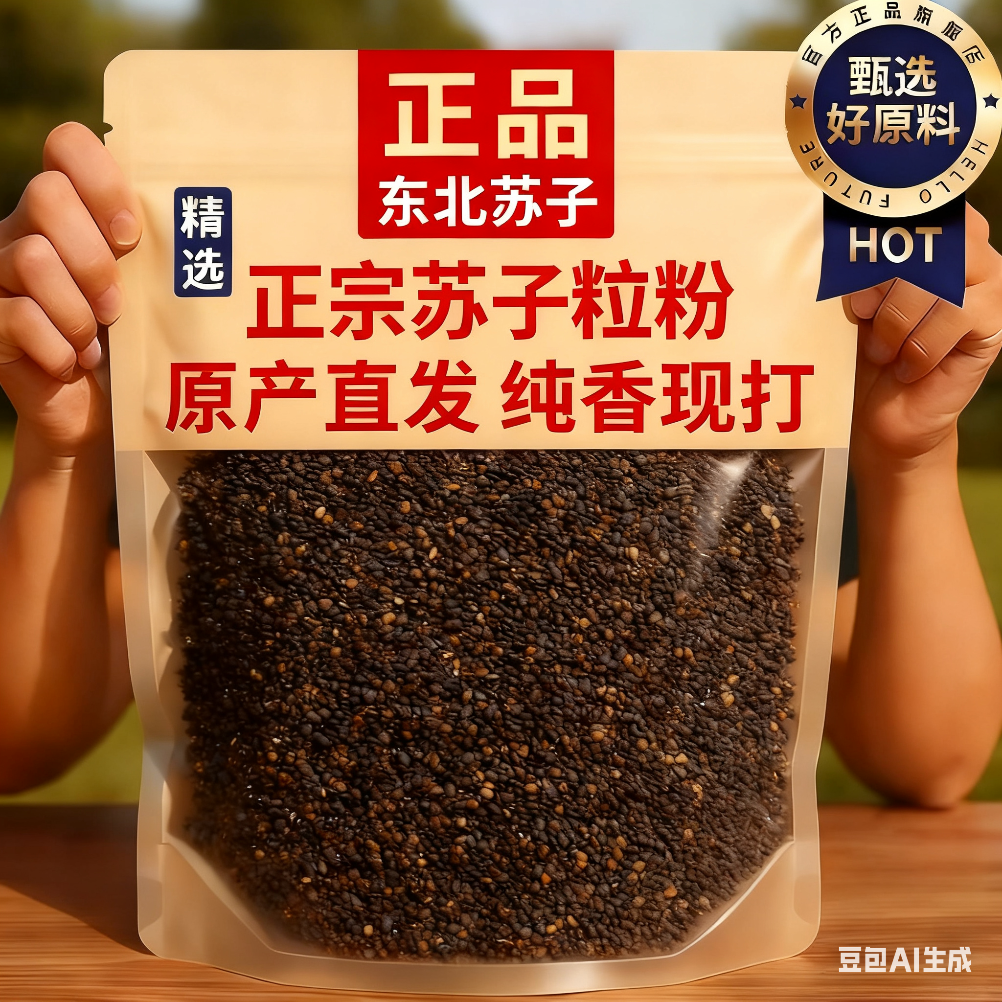 苏子粉熟紫苏子延边烧烤蘸料韩式商用脊骨汤调料正品官方旗舰店