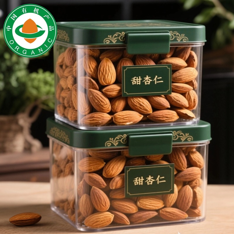 农科院杏仁2025新货承德原味无添加南甜杏仁坚果杏仁露官方旗舰店