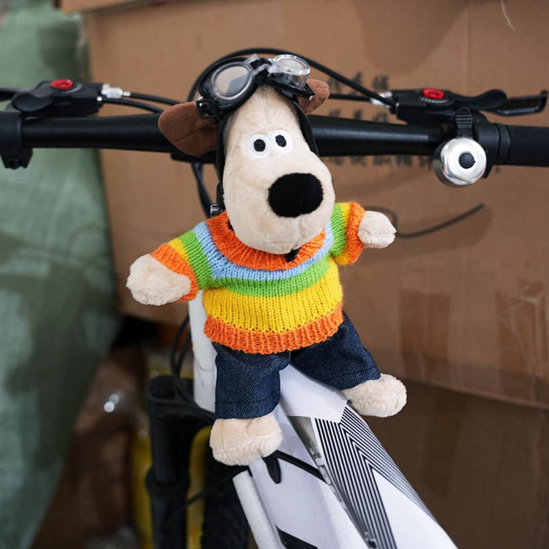 适用于喜德盛黑客350自行车装饰玩偶挂件380/rt180山地公路车公仔