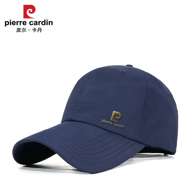 皮尔卡丹软顶夏季帽子大头棒球帽户外防晒休闲男女显脸遮阳鸭舌帽