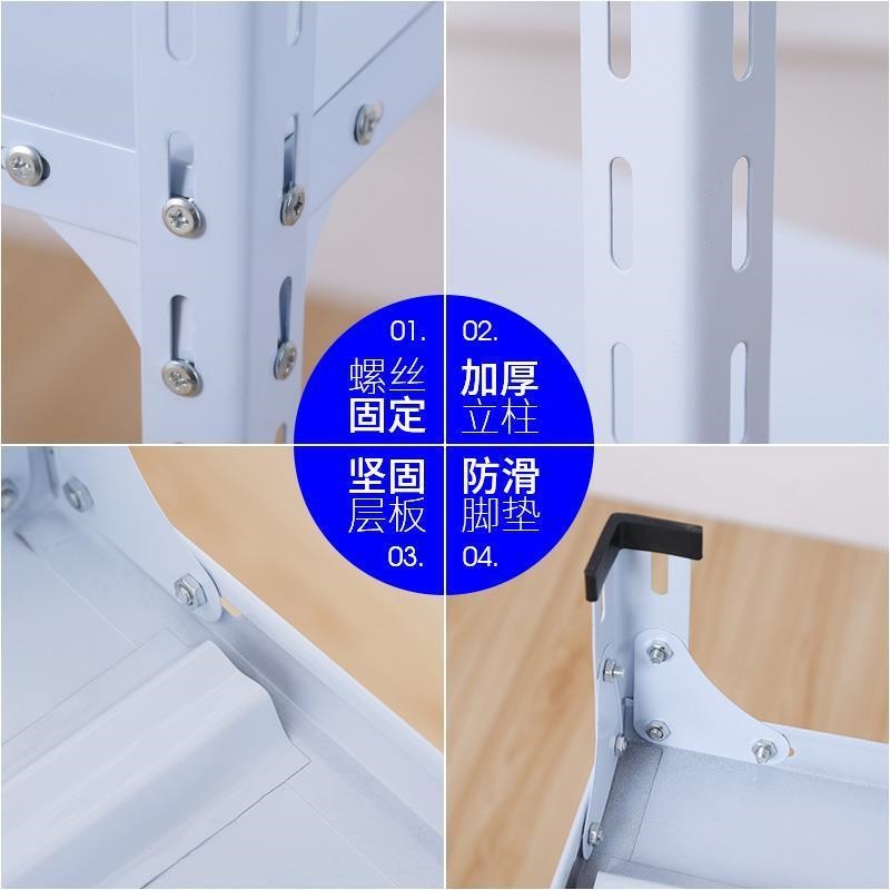 新品展示两层角钢货架家用仓储置物F展示货物多层超市多功能铁定