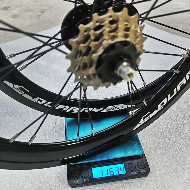 16寸外五速轮组 小刀圈30MM小轮车轮组 D5改装升级349轮组前2后4