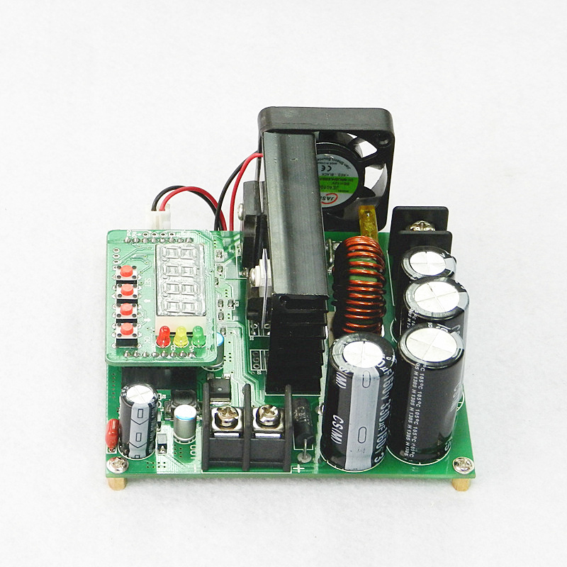 大功率 dc-dc直流升压模块 12v转24v 太阳能充电高电压可调升压板
