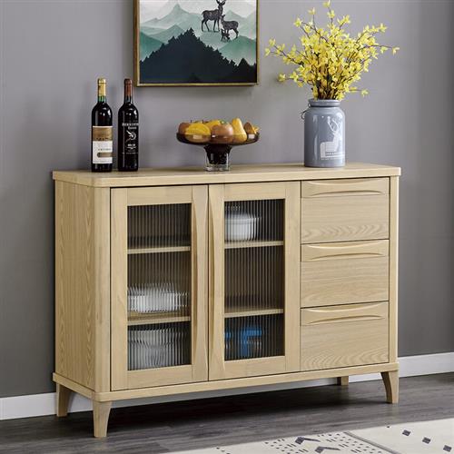 歺边柜 餐柜实木餐边柜现代简约客厅茶水柜实木中式酒