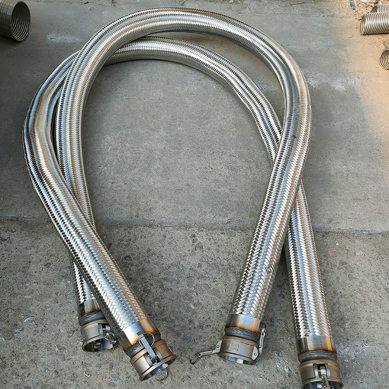 新品散装水泥罐汽车配件 进气管 金属软管 空压机软管 法兰不锈钢