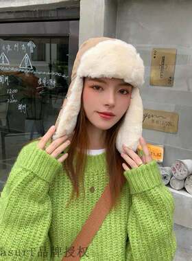 极速Lei Feng hat riding electric car in winter windproof Lei