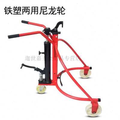 新品手动液压油桶搬运车圆桶手推车铁桶塑料桶钢制桶升高转运叉车