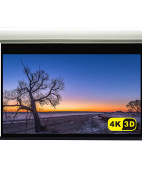 极速经科JK电动不带拉绳投影幕布M3-FI/20s玻纤幕白幕150寸16:10