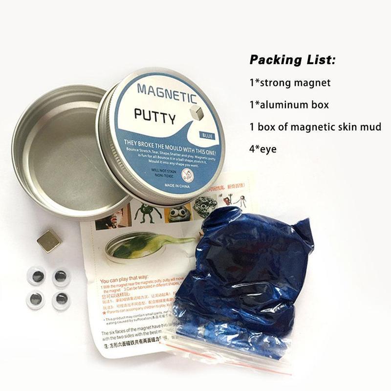 Hand Squeeze DIY Slime  Hand Modeling Clay Putty Magnetic Sl