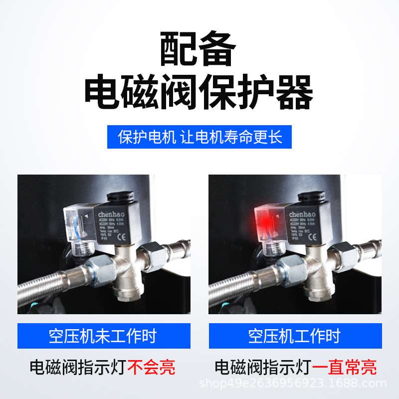 新品无油静音空压机工业级空气压缩机220V气泵大型喷漆高压冲气泵