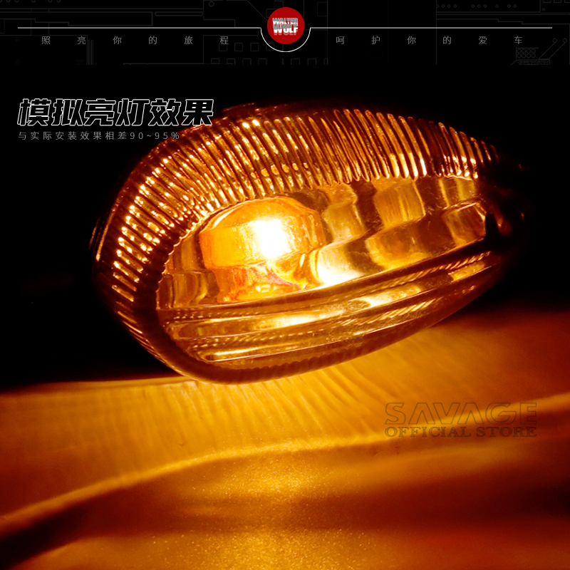 适用雅马哈XSR900/700/155改装前后转向灯超亮转向灯方向指示灯