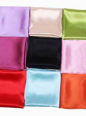 极速60cm Candy Colors Women Silk Scarf Fashion Silk Shawl He