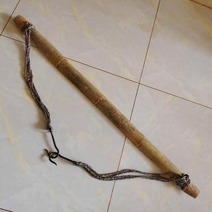 扁担园林农用用的老式挑水绳子钩子家用建筑工地担水带道具竹