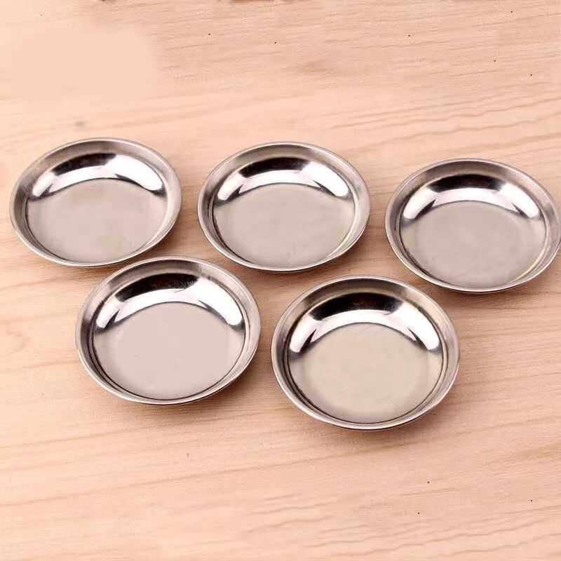 单个装不锈钢小碟子迷你小碟酱油碟平底圆形托盘多用调味碟蘸酱碟,厨房/烹饪用具,配菜/备菜盘,淘宝优惠券,粉丝福利购,淘宝优惠卷