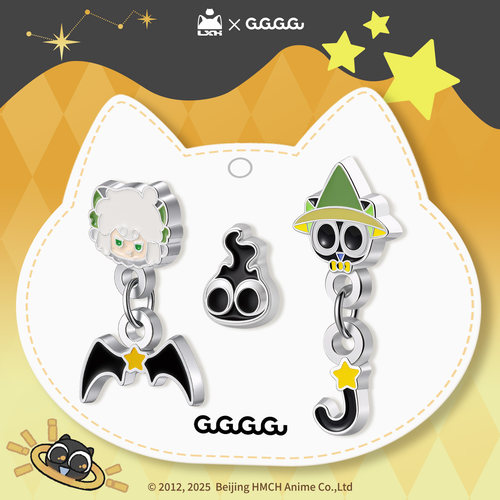 GuGuGuGu罗小黑耳钉套装