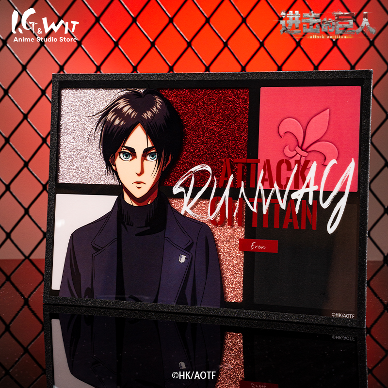 【新品】I.G WIT 进击的巨人RUNWAY眼影盘亚克力色纸撤退的矮人