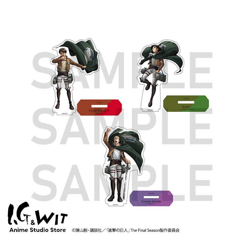 I.G WIT 进击的巨人Re:lighting约稿亚克力立牌原版日谷正版授权