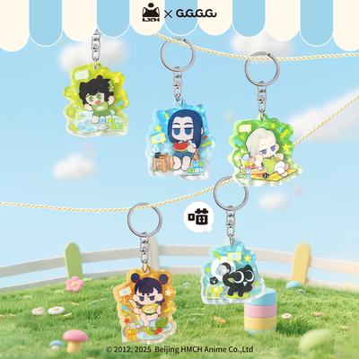 GuGuGuGu 罗小黑纳凉夏日系列亚克力挂件盲抽动漫周边礼物现货