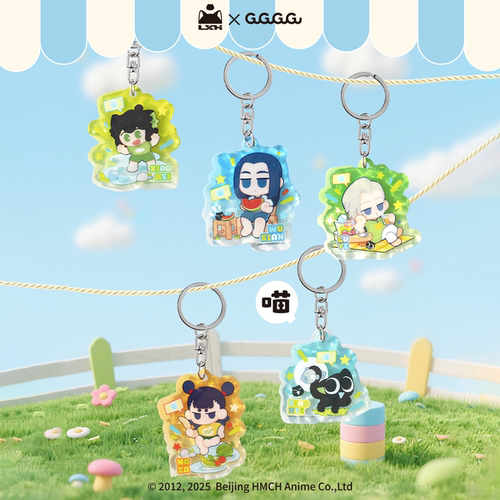 GuGuGuGu 罗小黑纳凉夏日系列亚克力挂件盲抽动漫周边礼物现货
