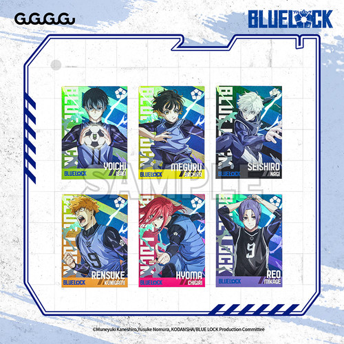 GuGu官方蓝色监狱镭射收藏卡