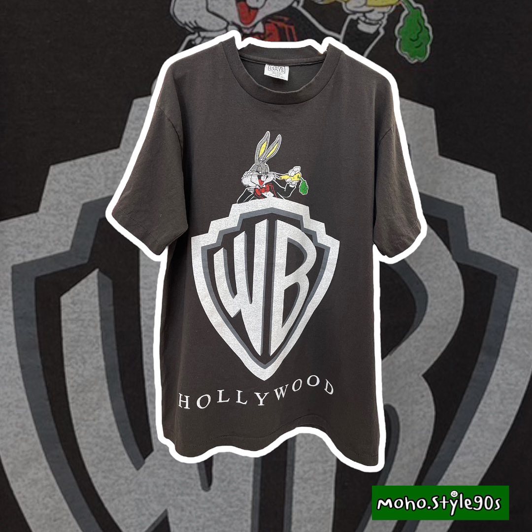 Story Carrie 水洗复古重磅宽松男女乐一通Looney Tunes大合集T恤