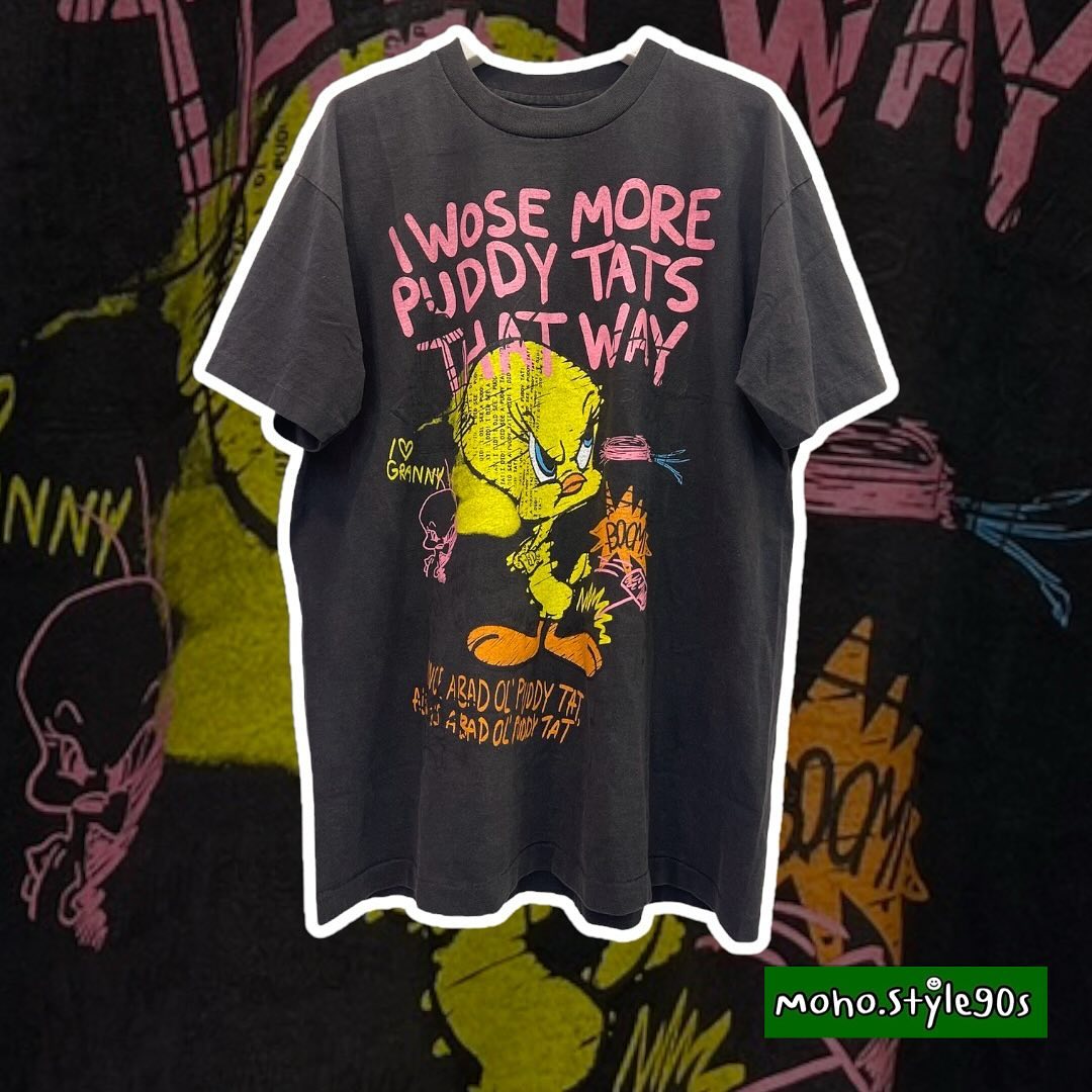 Story Carrie   翠迪鸟Looney Tunes乐一通卡通美式复古短袖T恤