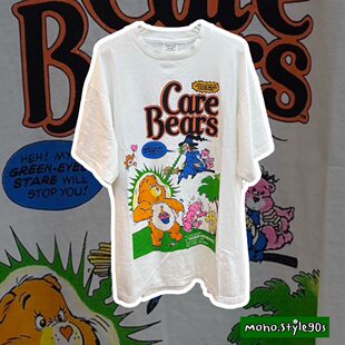 Story Carrie  学生好物爱心小熊Care Bears辣妹宽松纯棉短袖T恤