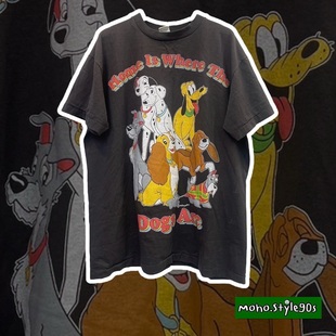 Story Carrie 卡通斑点狗home is where the dogs are标语短袖T恤