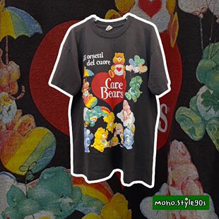Story Carrie   爱心小熊Care Bears美式复古甜美学生好物短袖T恤