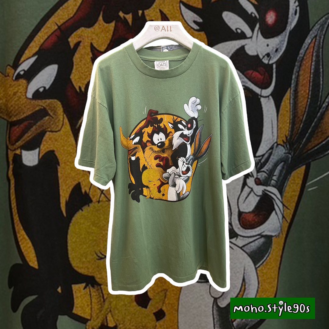 Story Carrie   乐一通Looney Tunes全家福街头服饰潮流短袖T恤