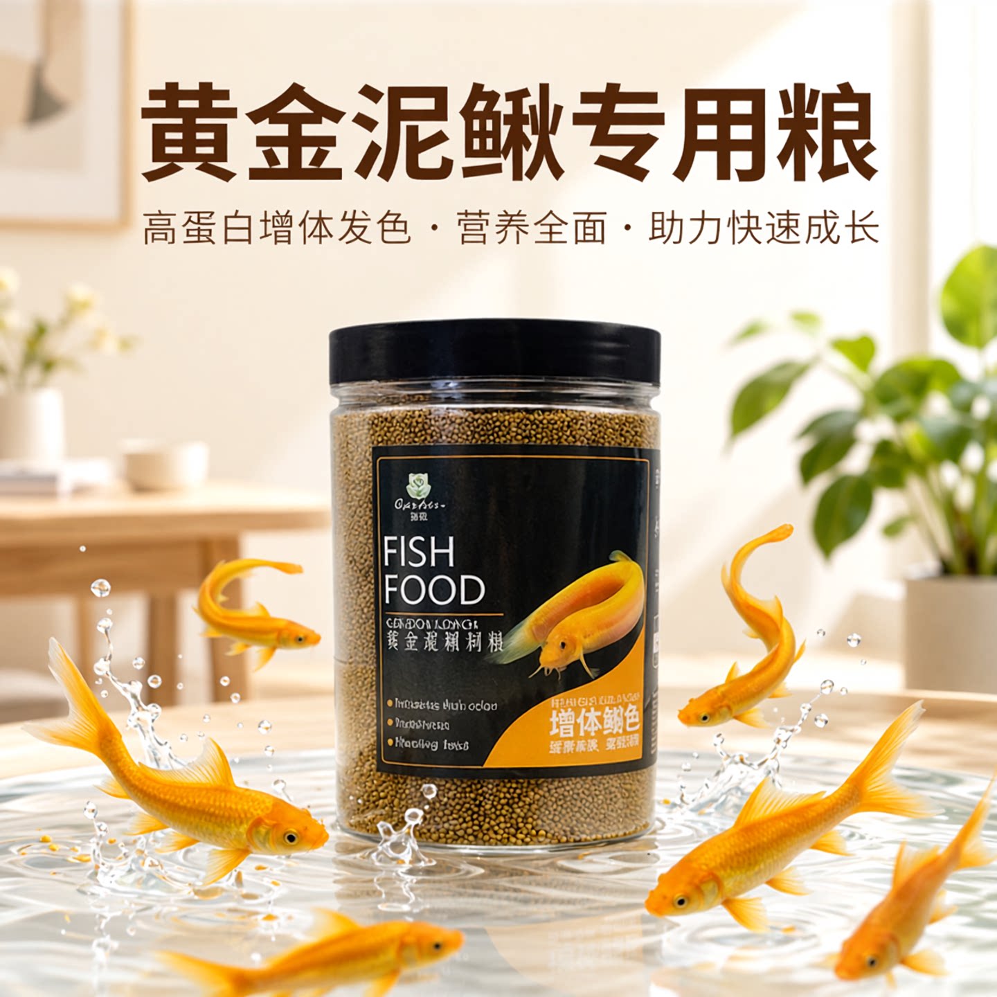 黄金泥鳅饲料便宜鱼吃了长得好