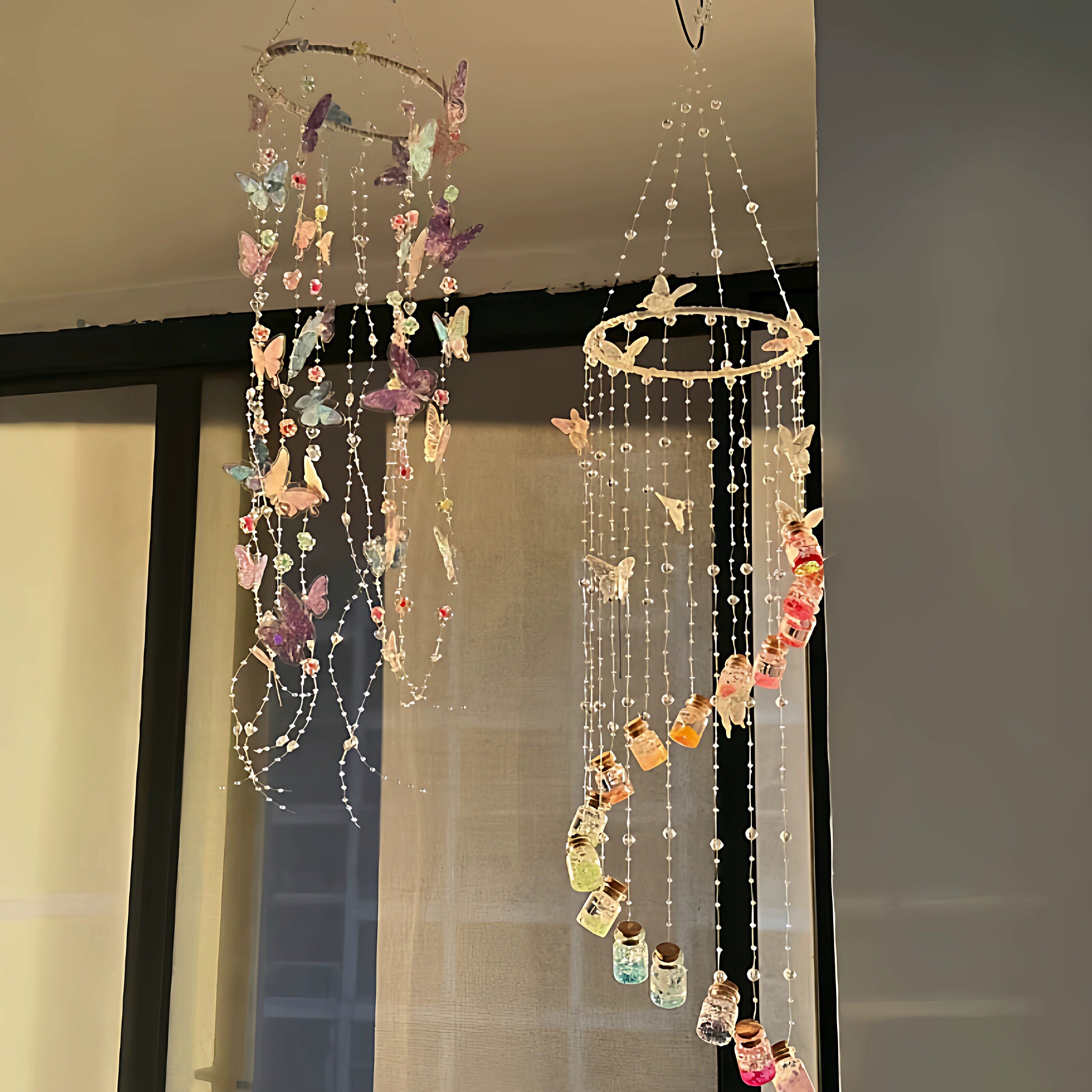 芭蕾蝴蝶风铃手工材料包