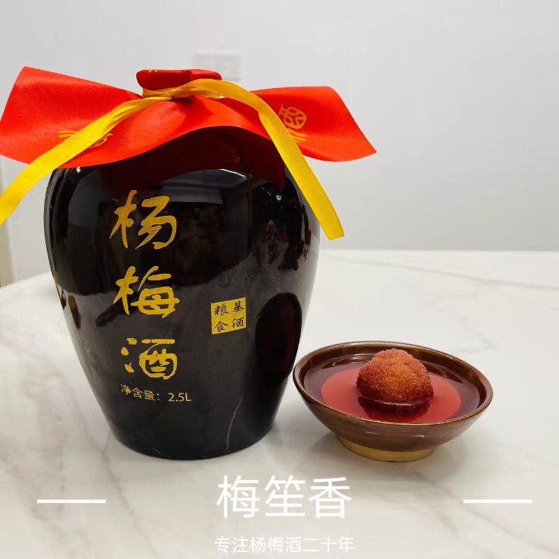 梅笙香原酿杨梅酒52度纯粮烧酒泡制酒梅子酒