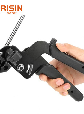 Risin 不锈钢扎带切割器工具 手动扎带紧固工具 扎带张紧钳