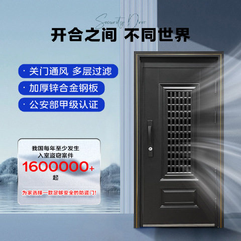 泰星门业防盗门家用甲级安全进入户门室内门透气门门中门