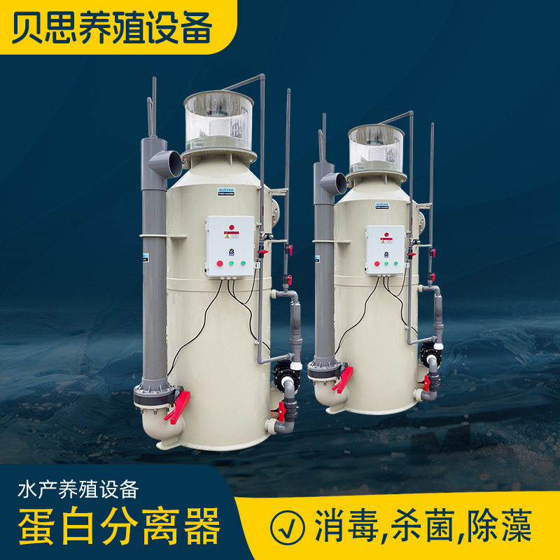 蛋白分离器循环水养殖水体过滤设备工厂循环水虾蟹养殖泡沫分离器