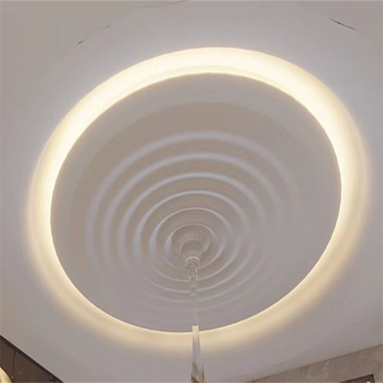 源头厂家GRG材料 grg圆形 grg水波纹造型 佛山grg天花吊顶石膏板