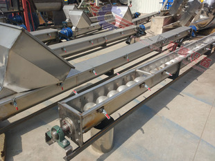 凌源市供应粉料U型螺旋上料机 上料 不锈钢蛟龙U型上料机