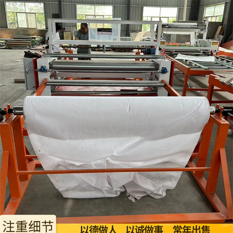 网格布无纺布玻纤布涂胶机PET复合PE卷对卷复合机杨木板贴纸机