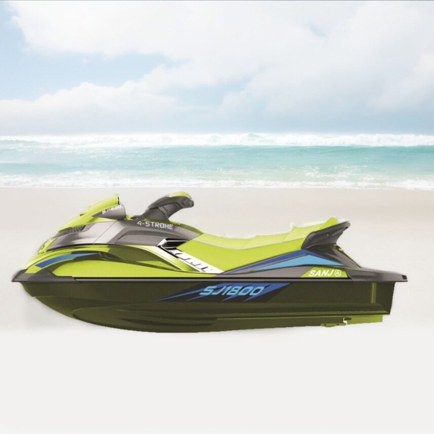 全新款出口型燃油版两座成人水上摩托艇 快艇 水上摩托车 1800CC