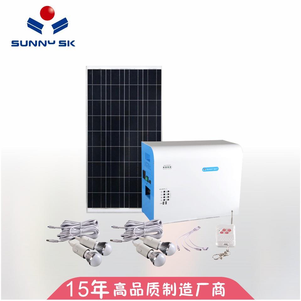 家用太阳能发电照明系统太阳能发电机专业外销8年车载逆变器光伏