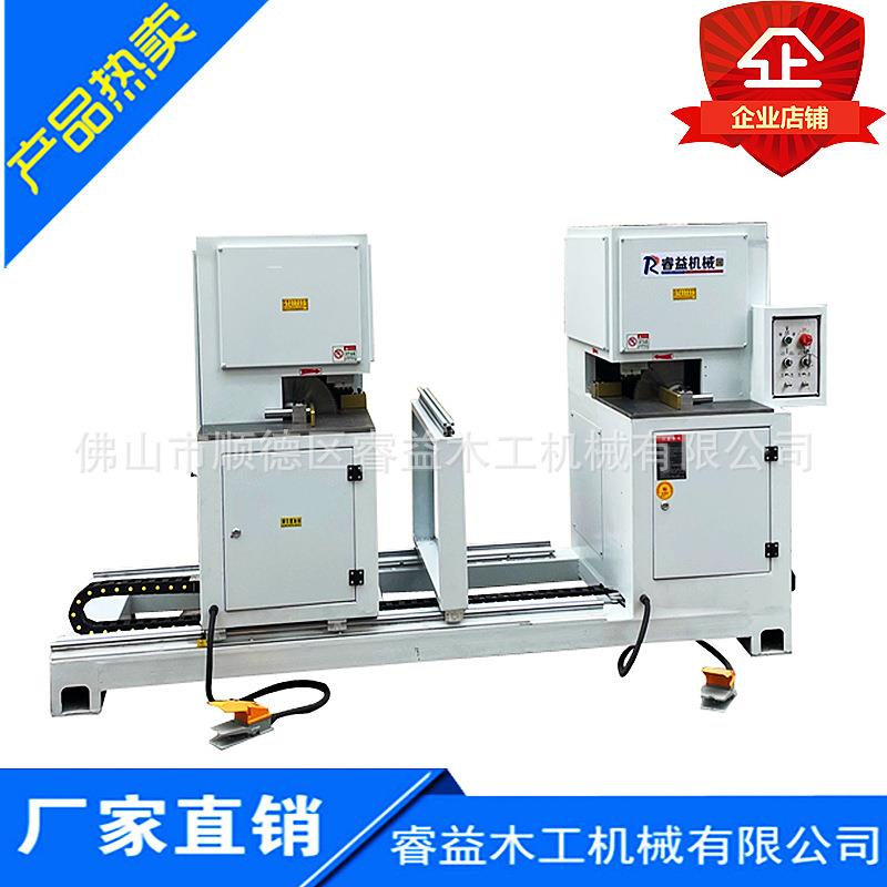 木工机械设备双端直角切角机90度切角机欧美厨柜双头直角切角机